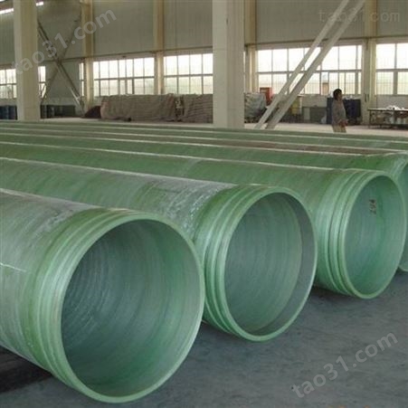 一体式玻璃钢夹砂管道 大口径FRP连续缠绕管道 电缆保护管 支持定制
