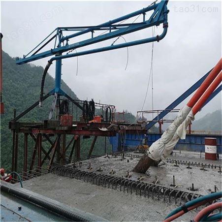安徽省蚌埠市固镇县鸣瑞管业 混凝土布料机15米手动布料机15米手动框架布料机 框架布料机
