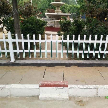 【冀林】郑州PVC草坪护栏 PVC塑钢花池 花坛绿化带护栏