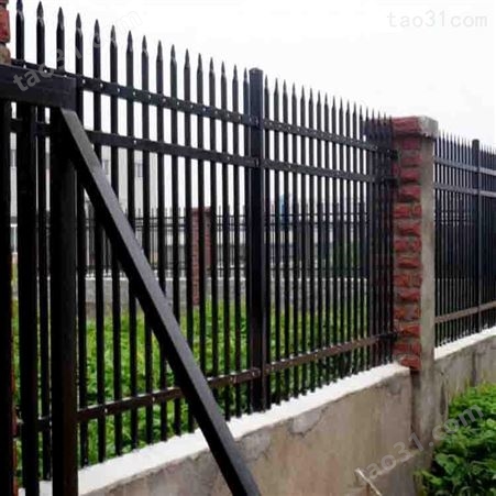 厂家生产 铁艺锌钢护栏 合肥围墙防护围栏 铁艺护栏报价 规格可定做