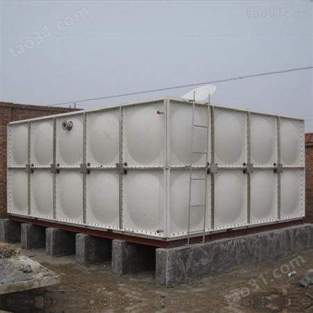 河北厂家销售 加强型玻璃钢水箱 SMC玻璃钢模压水箱 消防水箱