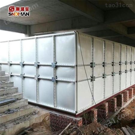 河北厂家销售 加强型玻璃钢水箱 SMC玻璃钢模压水箱 消防水箱