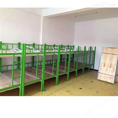 中学上下铺铁床幼儿园双层床供应