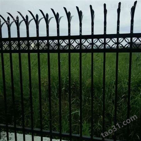 可定制 长葛锌钢围栏 双横梁锌钢护栏 镀锌护栏 锌钢隔离栅 质量保证