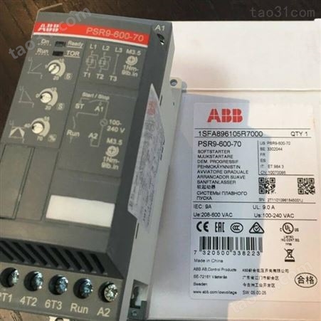 ABB软启动器 PSR30-600-70 供应