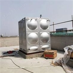 生活玻璃钢消防水箱 方形拼接式储水塔 耐腐蚀防渗漏