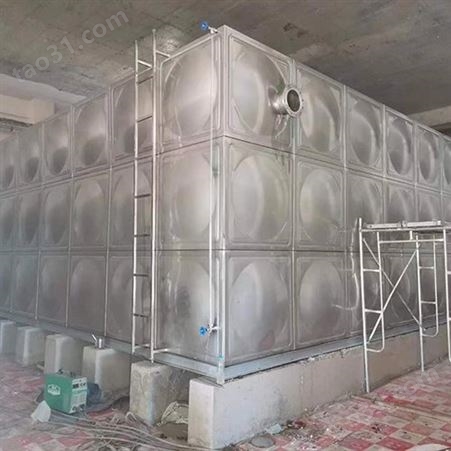 消防304立式组合水罐 不锈钢消防水箱 保温性能高 可定制