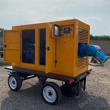 中拓 移动式柴油水泵 强自吸柴油机 柴油机抽水泵车