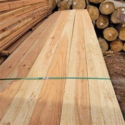 日本柳杉邦皓木材工厂杉木木条铁路枕木制作防腐刨光