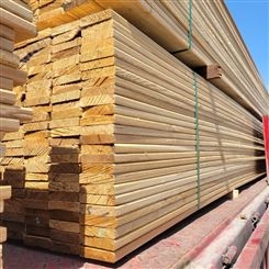 俄罗斯落叶松木材耐磨木条黄花松建筑木方物流打包木板定制规格