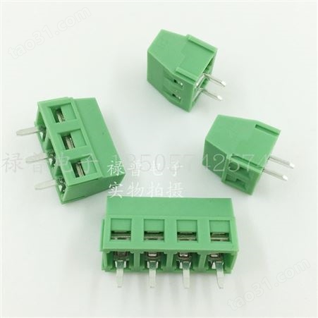 电子元器件 LP127-5.0 PCB接线端子台 绿色 铜铁 2到长位数 厂家