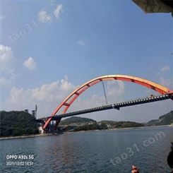 茂名盖梁钢箱梁安装工程 广州钢抱箍厂家 肇庆跨河钢结构拱桥