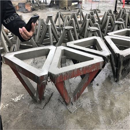 三角框架模具 水道透水框架钢模 水泥三脚架制作厂家 大进模具