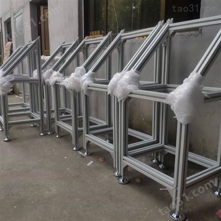 宿迁厂家加工工业铝型材 铝合金型材40*40铝材方管框架型材配