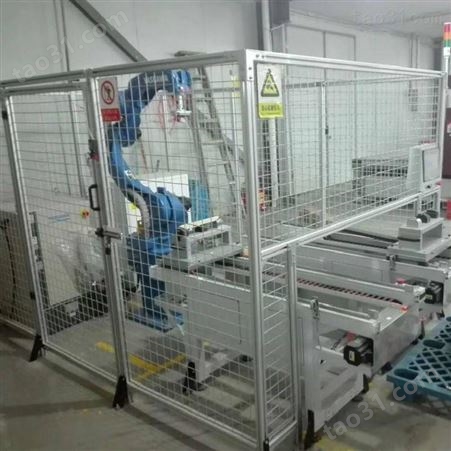 设备安全防护围栏机器人安全防护 铝型材安全围栏定做