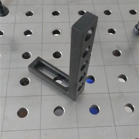 春天机床供应直角定位平尺 三维柔性焊接平板 机器人焊接工装平板直角尺