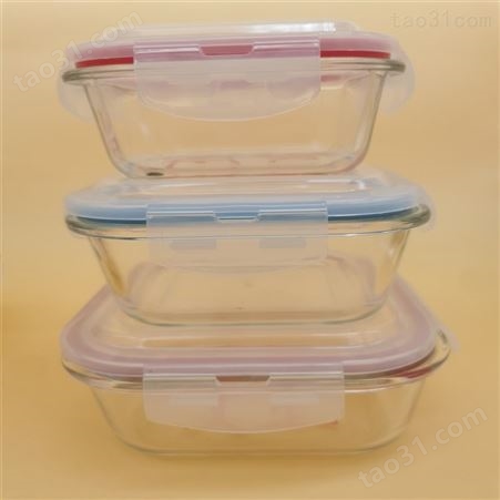 透明保鲜盒 海鲜沥水盒 保鲜分隔型便当碗 佳程