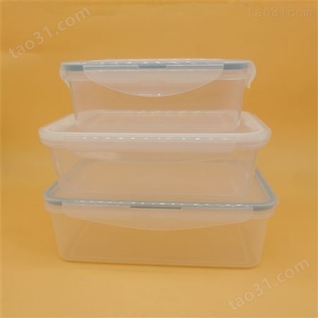 水果沥水保鲜盒 微波耐热塑料饭盒 圆形 佳程