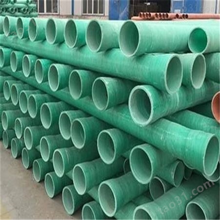 武汉万锦湖北玻璃钢夹砂管 玻璃钢电力电缆保护管 玻璃钢顶管排水管