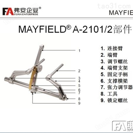 美国MAYFIELD头架进口头部固定系统梅菲尔德牵开系统 华南