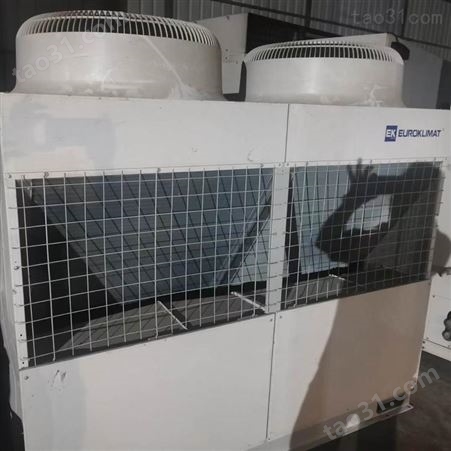 回收麦克维尔空调拆卸 广州地源热泵机组回收 收购日立二手冷水机