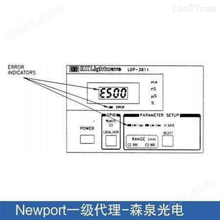 newport CW或脉冲模式 ，双范围输出脉冲激光二极管驱动器LDP-3811