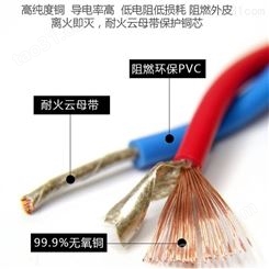 耐高温氟塑料控制电缆 ZR-KVVP 4*2.5 现货批发 定制 天长